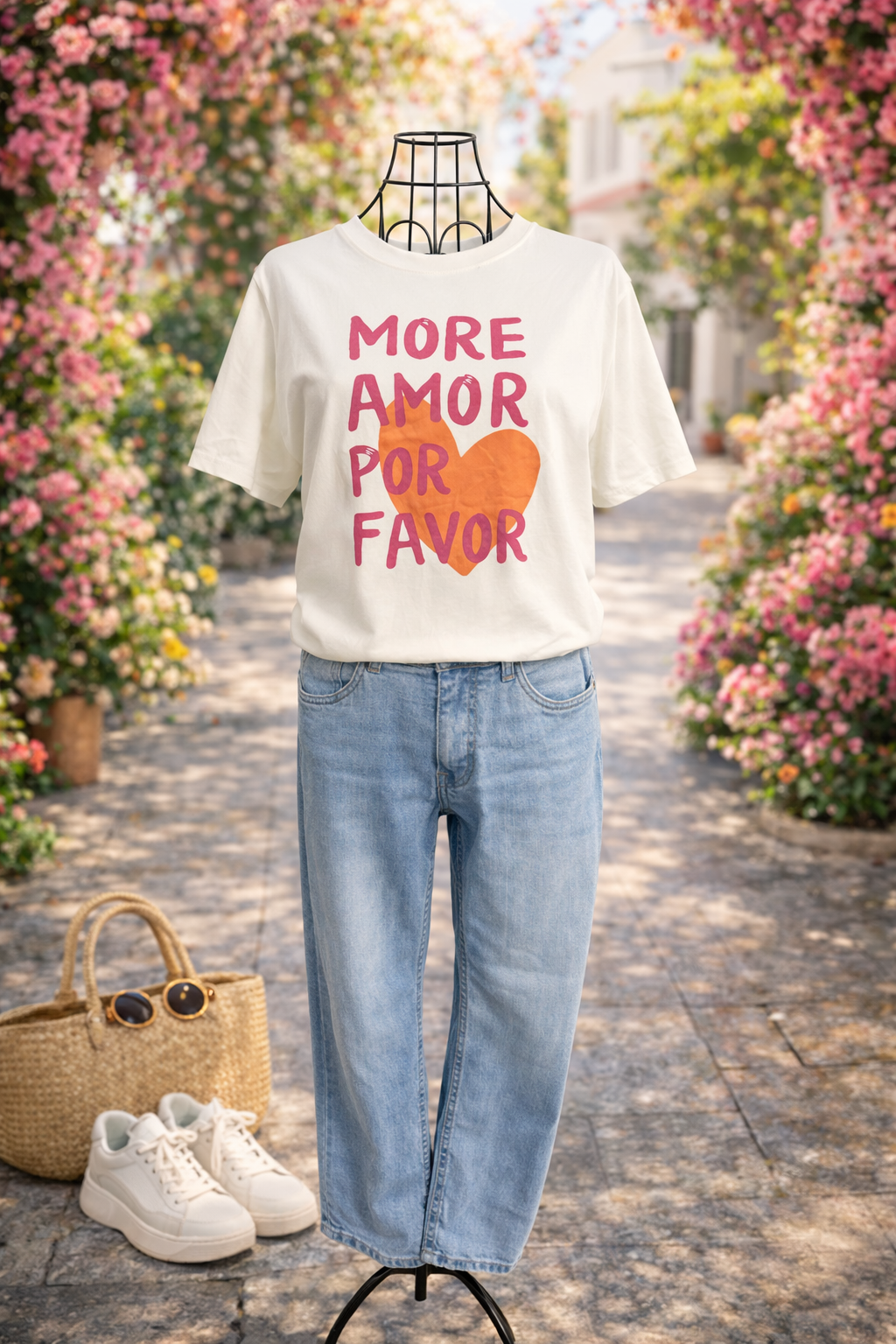 T-Shirt „More Amor“ – Statement & Sommerfeeling