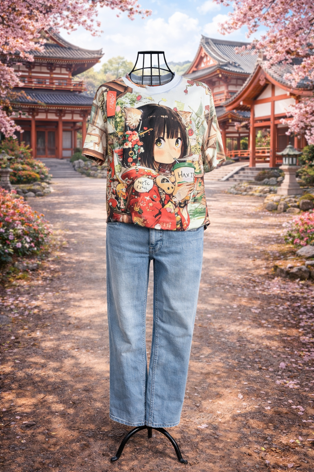 T-Shirt „Tokyo Dreams“ – Kunstvoll & Ausdrucksstark