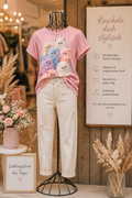 T-Shirt „Sweet Kittens“ – Süßes Statement Shirt in Rosa