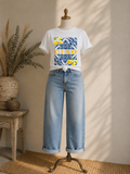 -Shirt „Ciao Limone“ – Weißes Sommer-Shirt