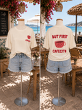 Cafecito Shirt in Creme