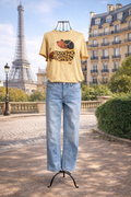 Damen T-Shirt mit Dackelmotiv
