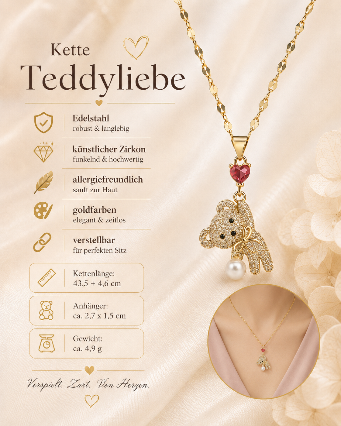 Kette Teddyliebe