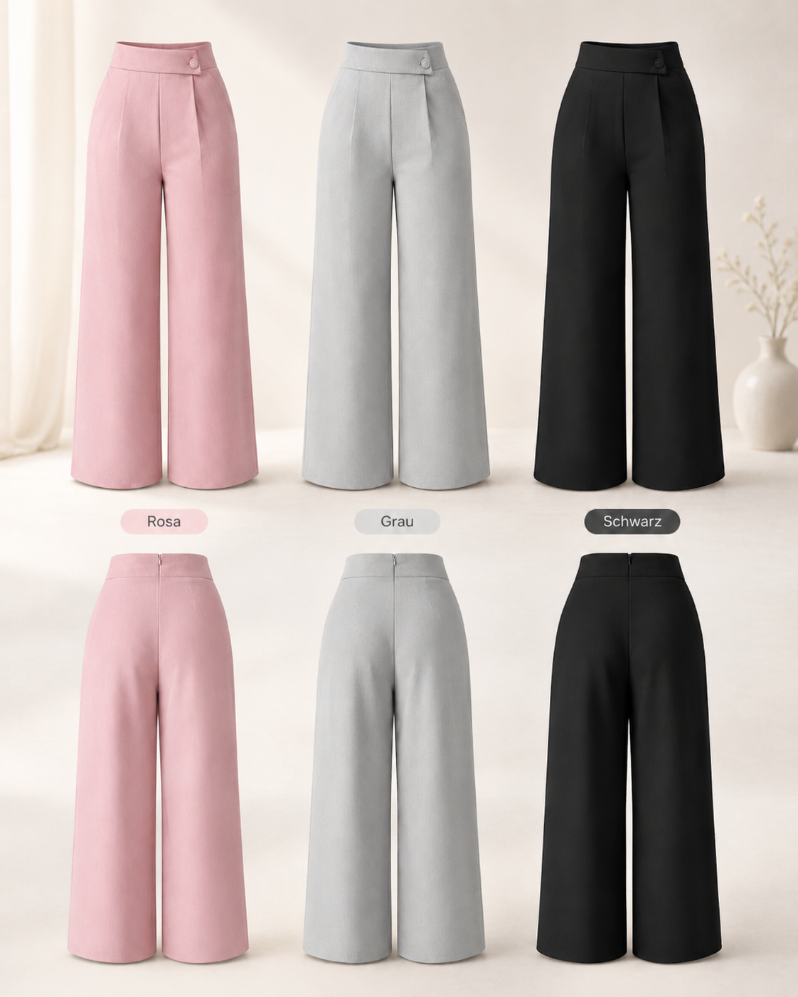 Elegante Wide-Leg Hose