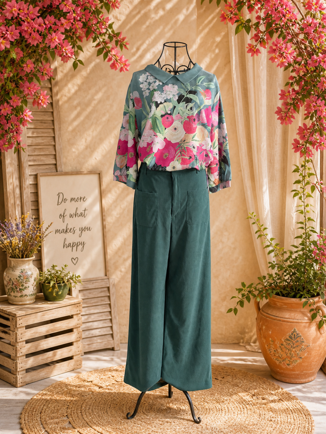 Bluse „Floral Dream“ – Elegant & Ausdrucksstark