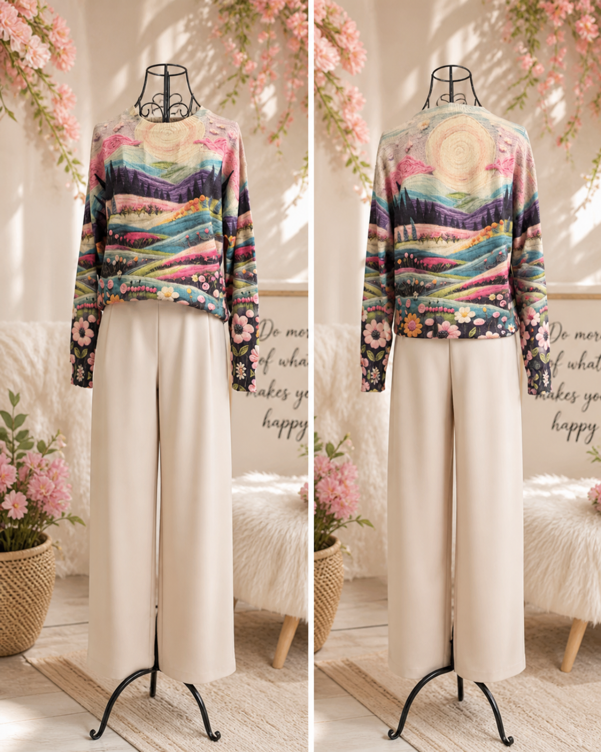 Pullover „Color Landscape“ – Kunstvoll & Einzigartig