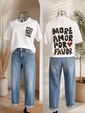 T-Shirt „More Amor Leo“ – Statement mit Style