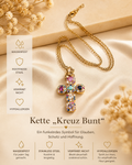 Kette Kreuz bunt