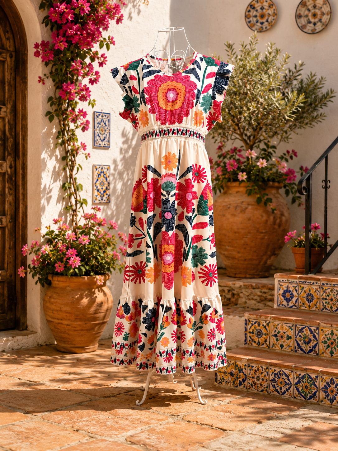 Boho Soleil Maxikleid