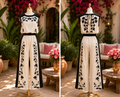 Jumpsuit Black & Cream Romance