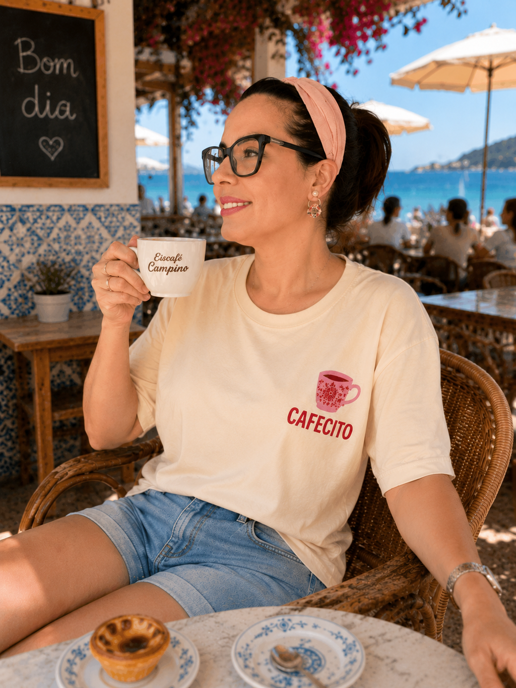 Cafecito Shirt in Creme